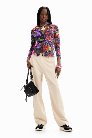 Camisa devoré flors | Desigual