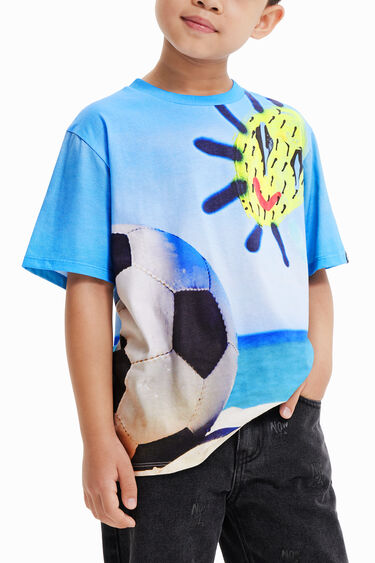 Football photographic T-shirt | Desigual