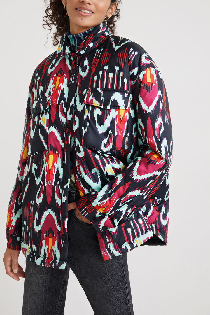 Sobrecamisa acolchada estampada | Desigual