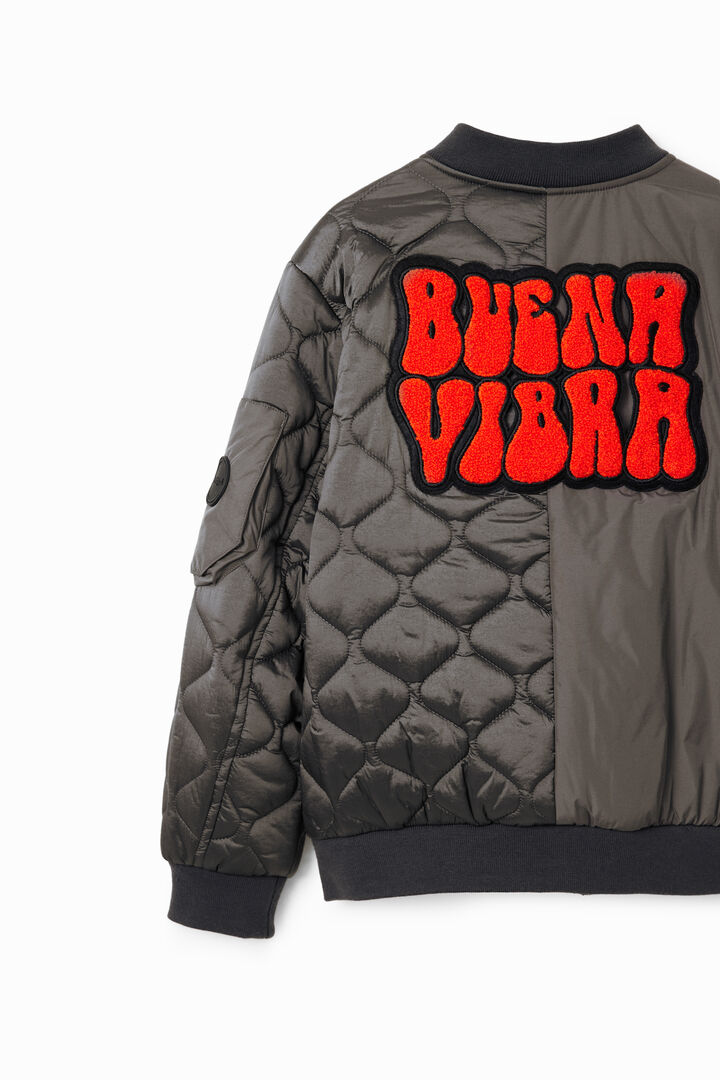 Quilted patch jacket | Desigual