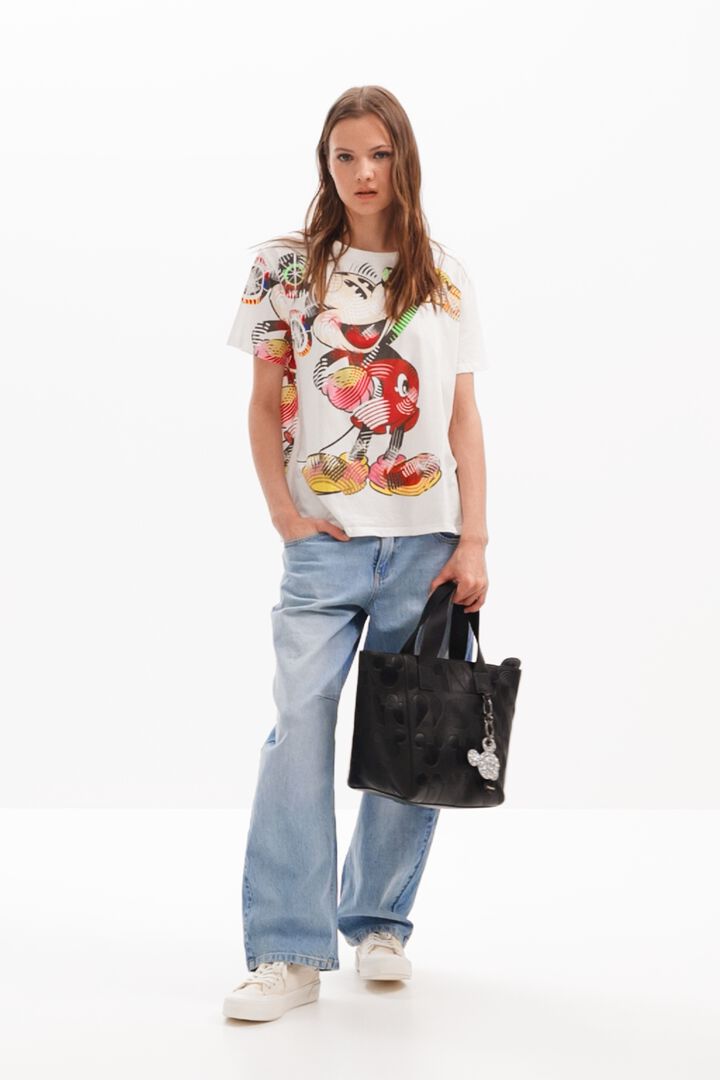 Arty Mickey Mouse T-shirt | Desigual