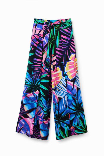 Tropical slit trousers