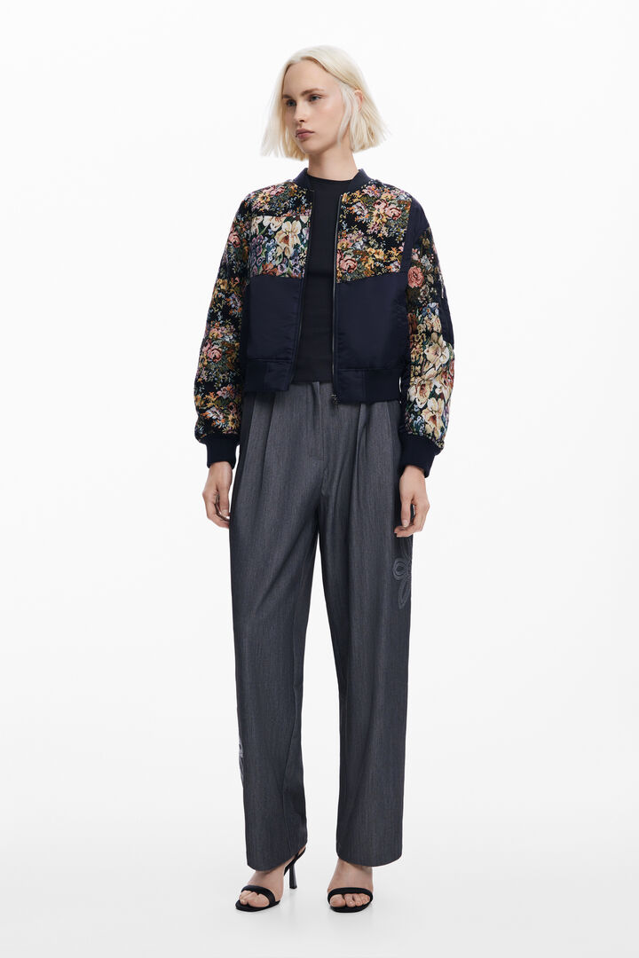 Chaqueta bomber estampada | Desigual