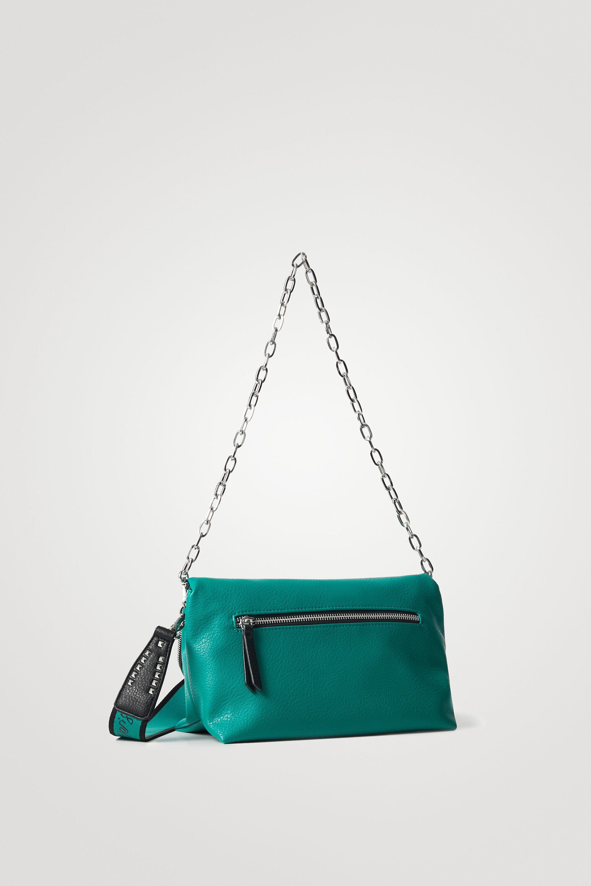Block colour zipped bag Desigual