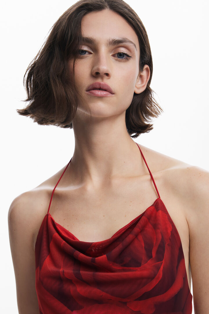 Tyler McGillivary mini floral dress | Desigual