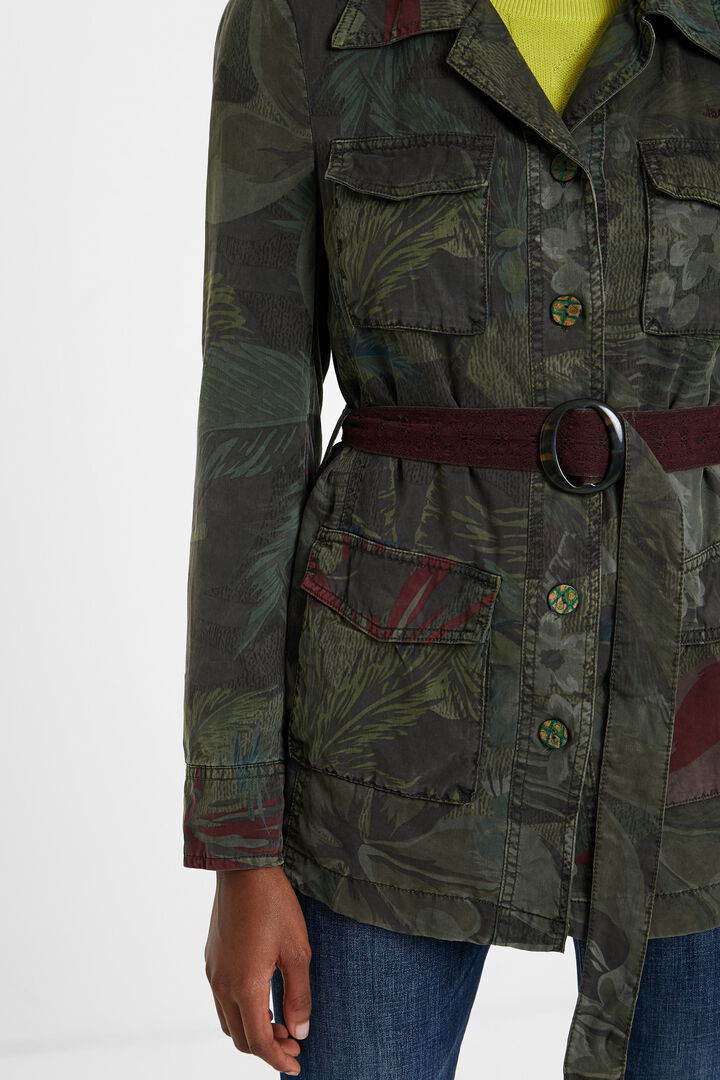 Giacca militare camoflower | Desigual