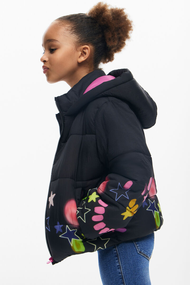 Star quilted coat | Desigual