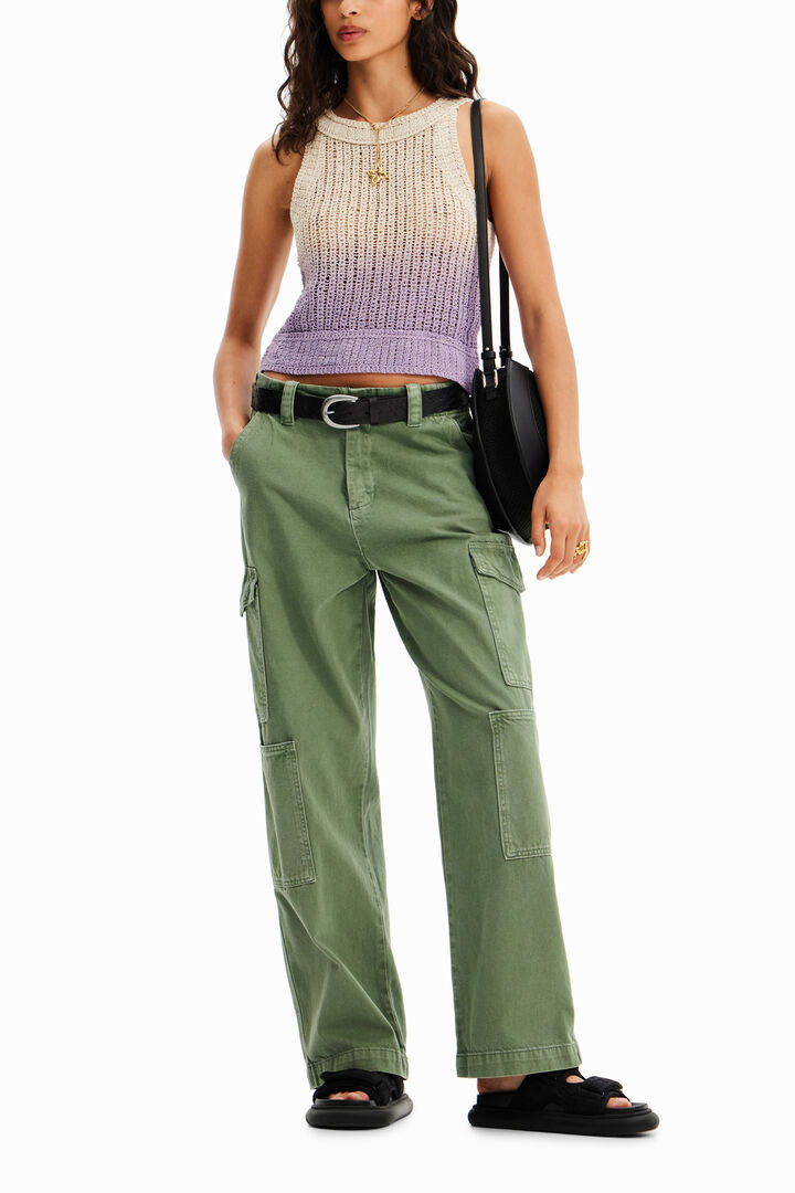 Dégradé tricot top | Desigual