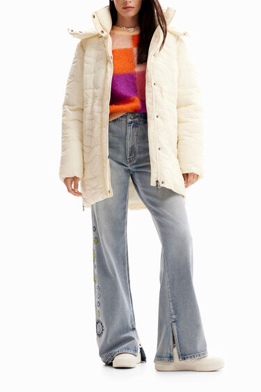 Abric encoixinat cremalleres | Desigual