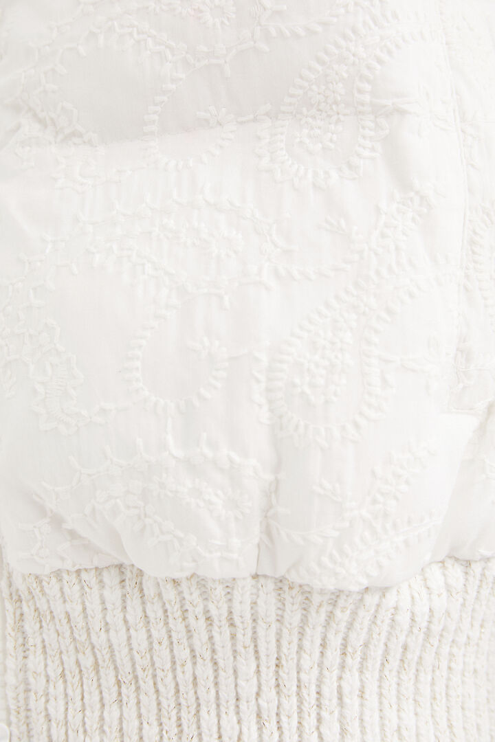 Lace quilted gilet | Desigual