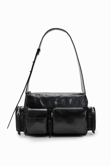 Bolso mediano piel bolsillos | Desigual