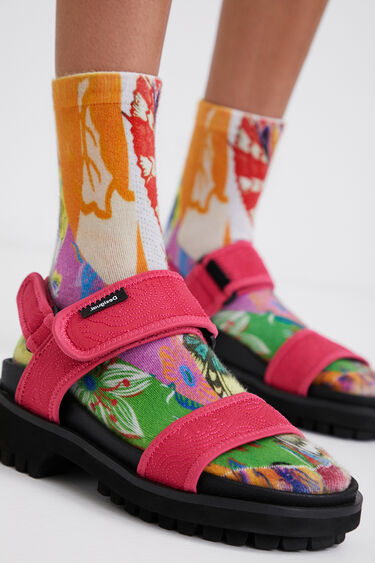 Čarape do gležnja s umjetničkim printom | Desigual