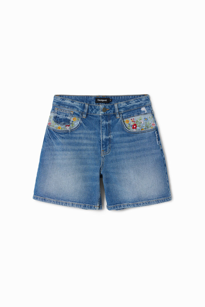 Short denim bordados | Desigual