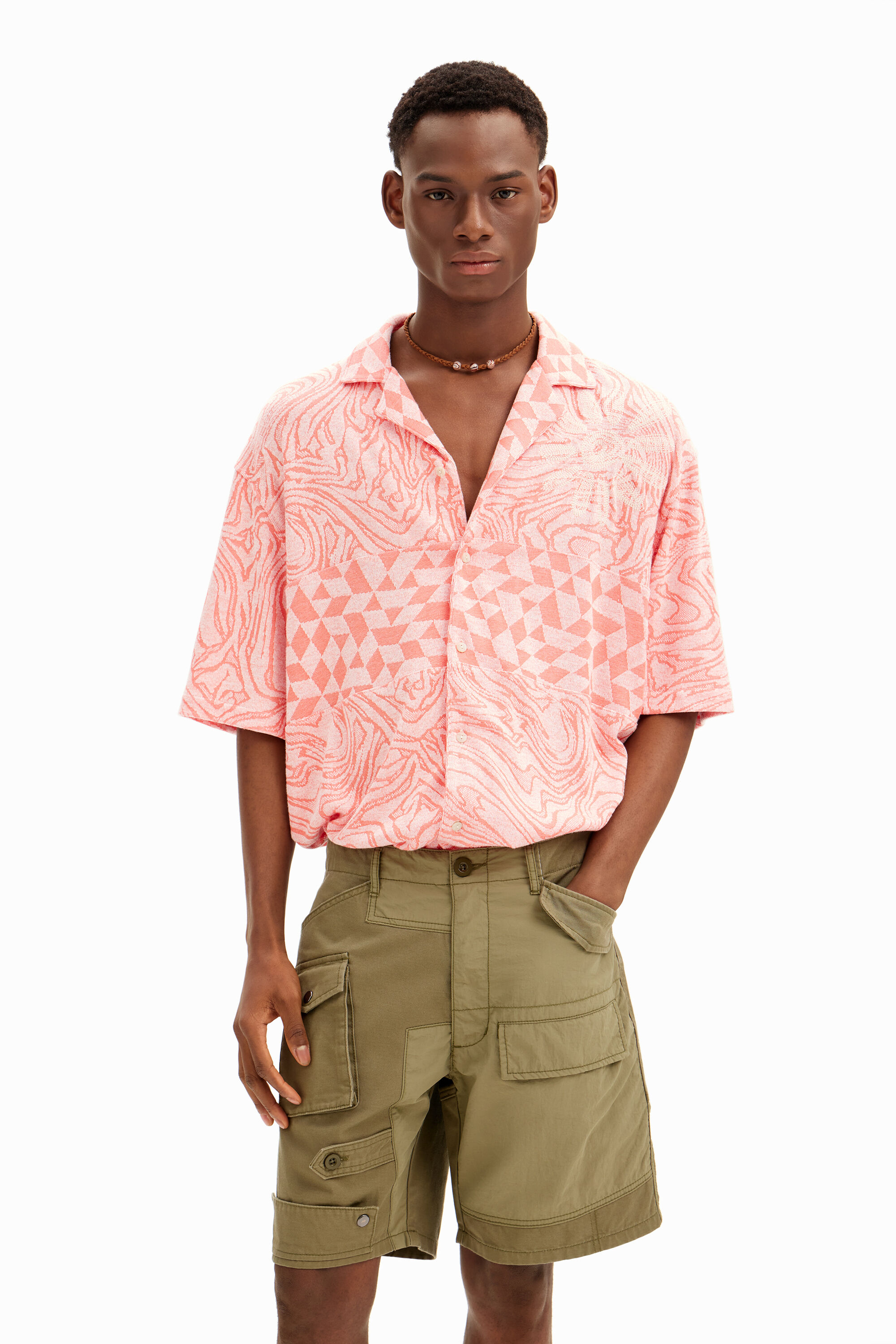 Chemise en tricot bicolore Arty. pour homme Desigual