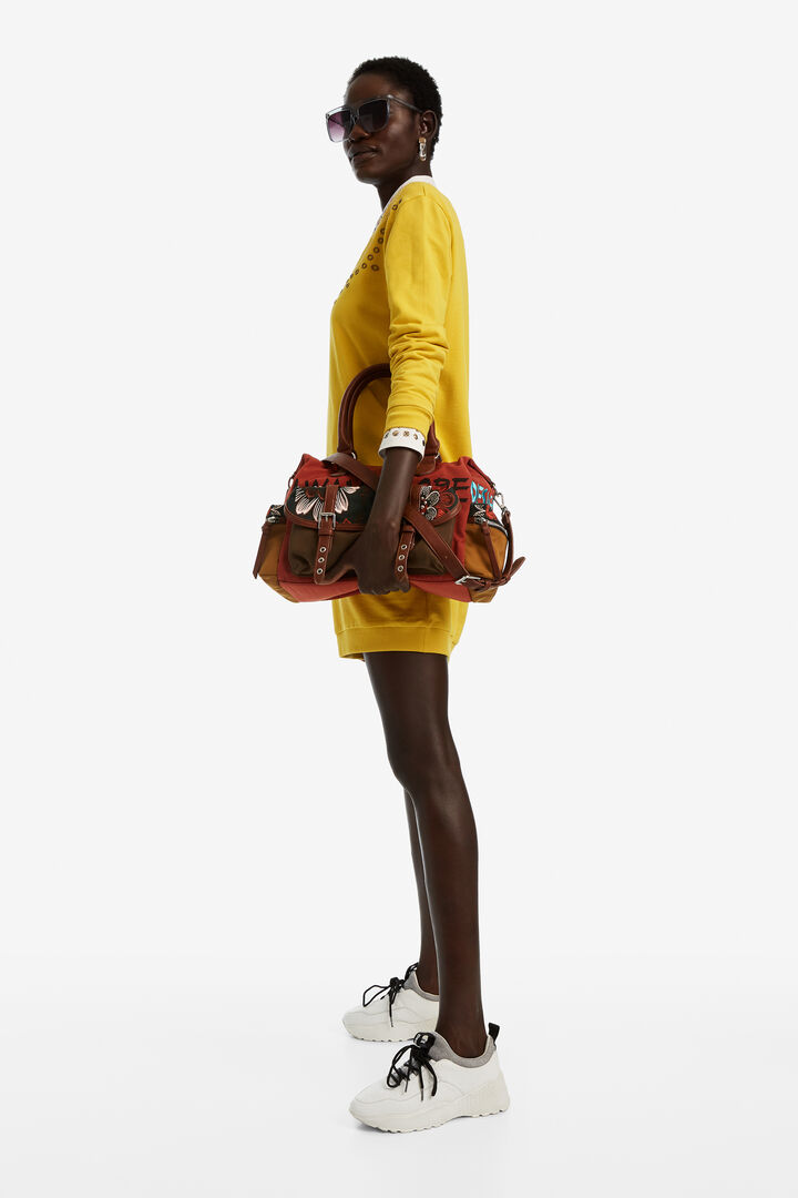 Shoulder bag with side pockets | Desigual
