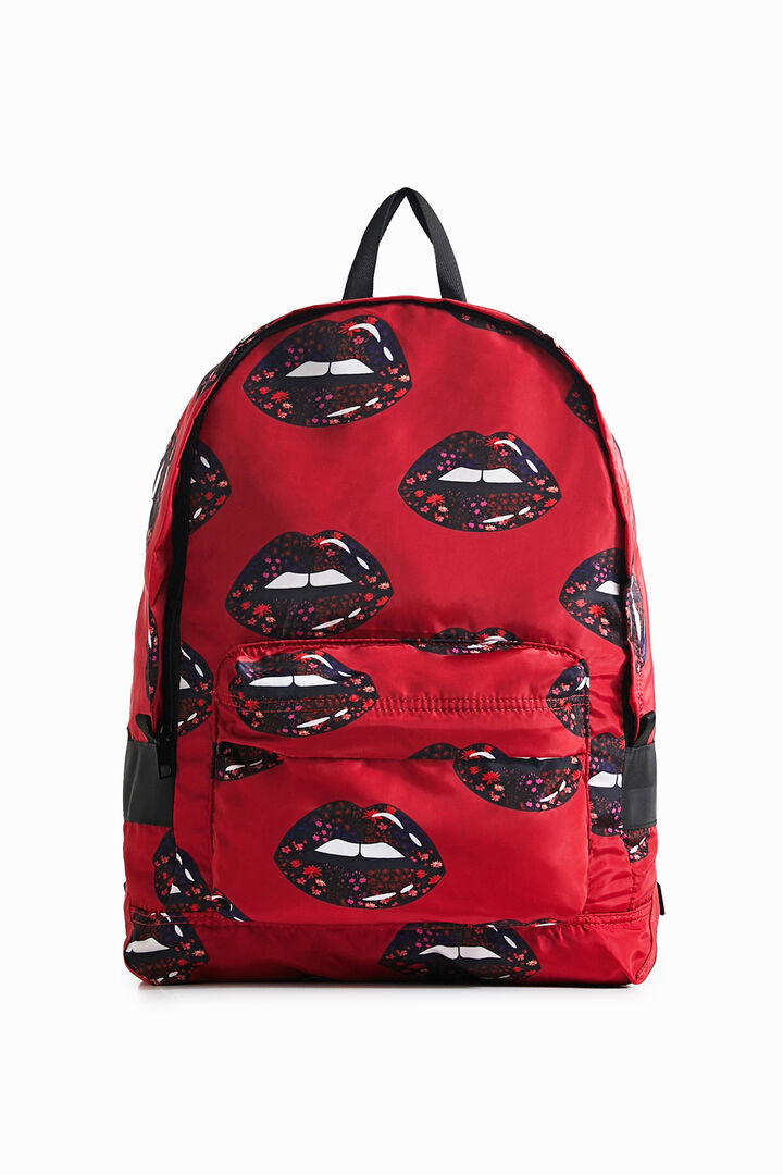 Foldable lips backpack | Desigual