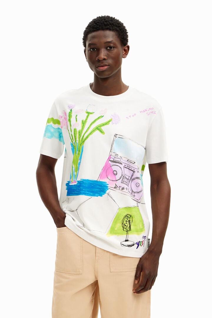 Camiseta estampado dibujos | Desigual