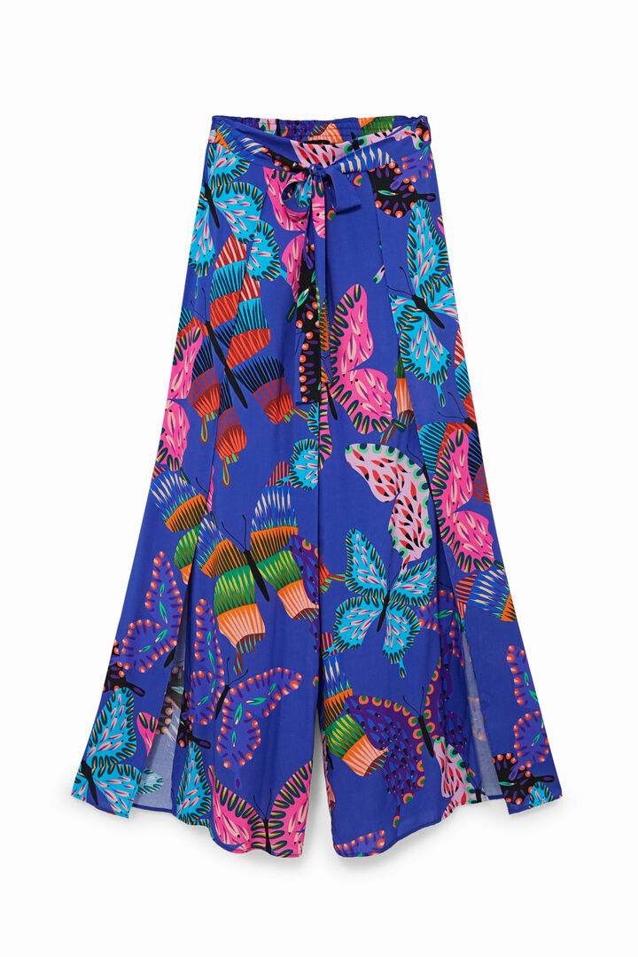 スリット サステナブル キュロットパンツ