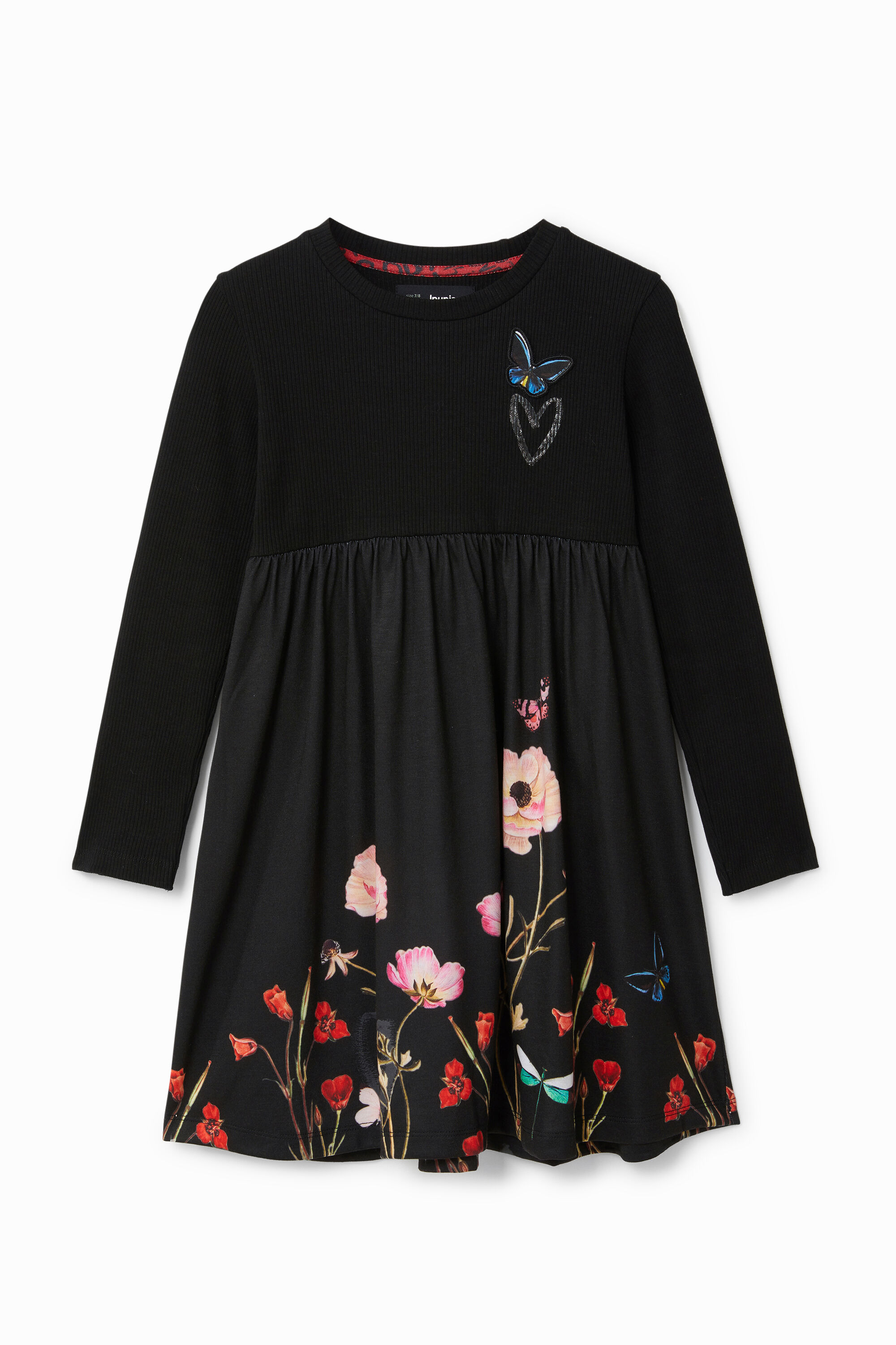 Trapez-Kleid Blumen