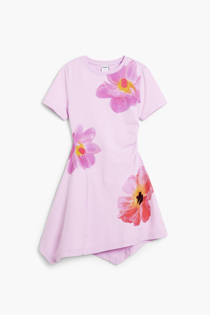 Asymmetric short dress | Desigual