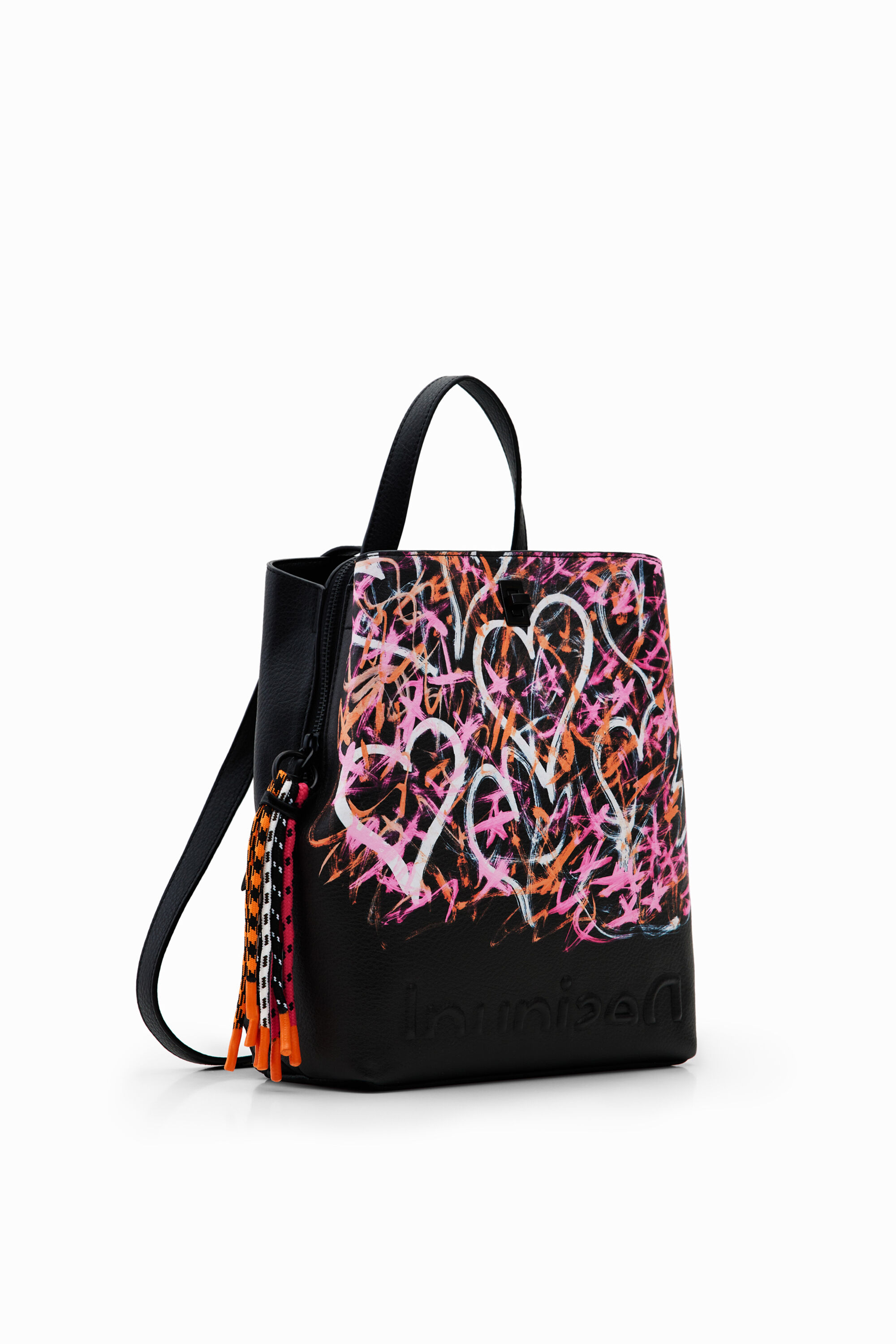 Bolso top desigual corazon