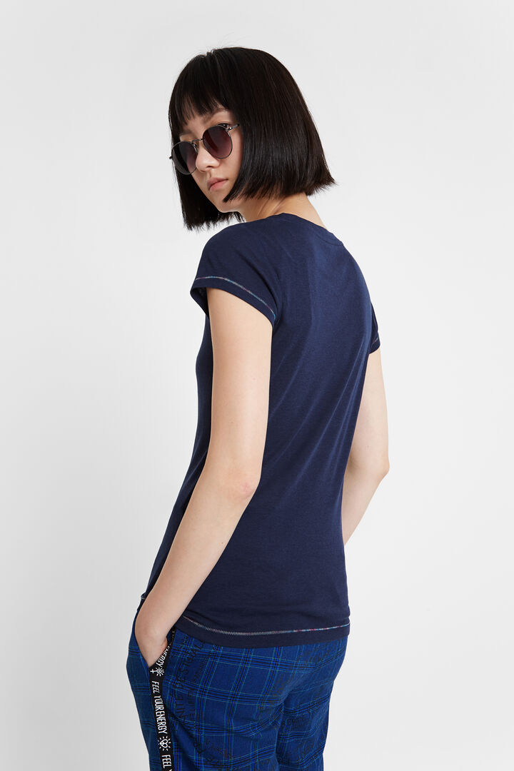 Rainbow seams T-shirt | Desigual
