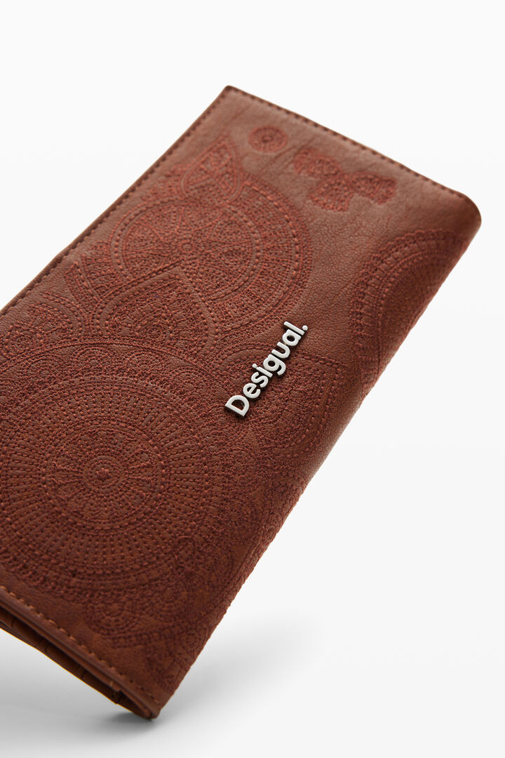 Large embroidered wallet | Desigual