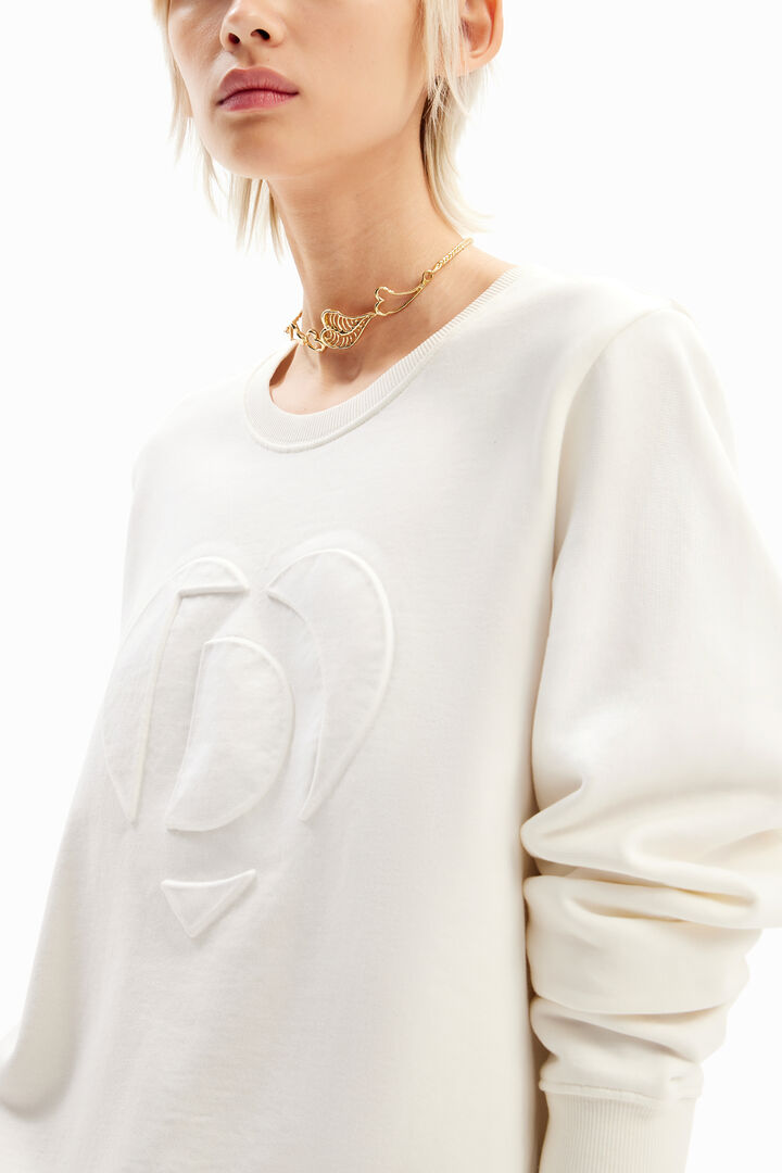 Embossed imagotype sweatshirt | Desigual