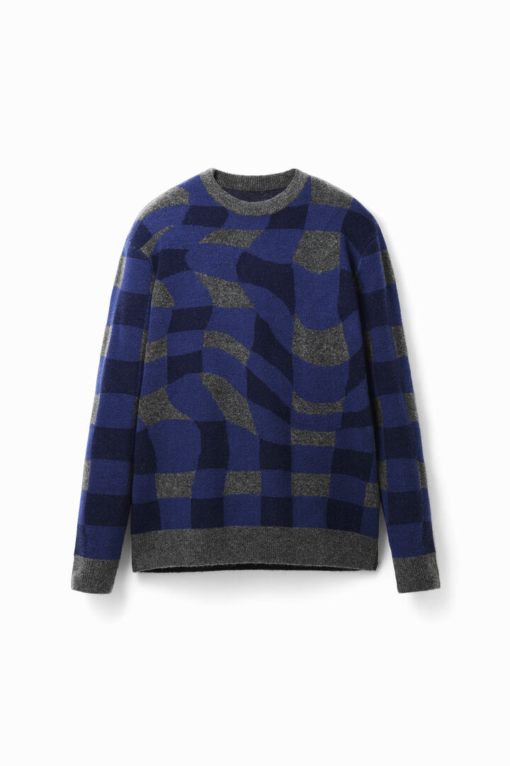 Loose checkerboard jumper | Desigual