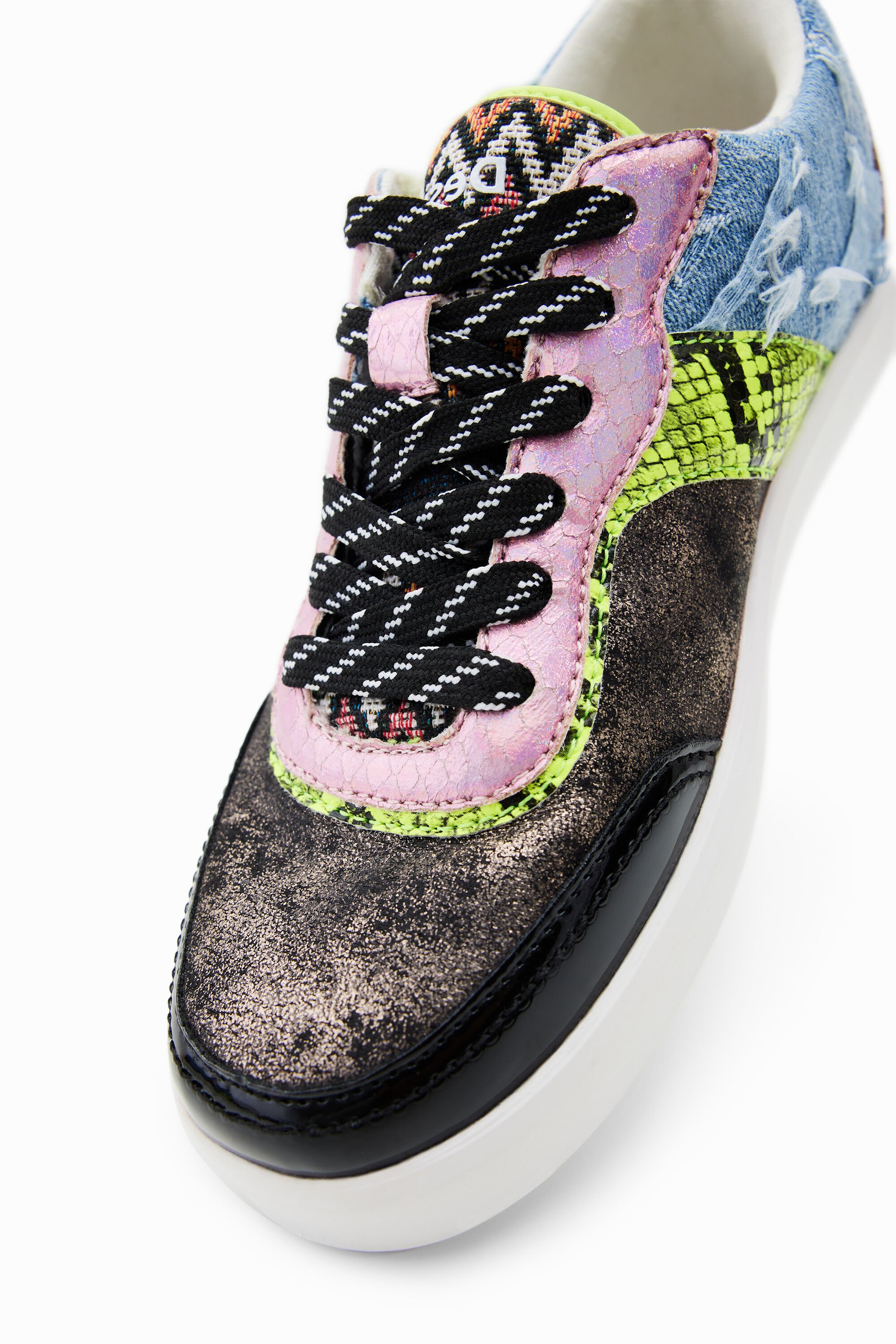 パッチワーク スニーカー | Desigual.com