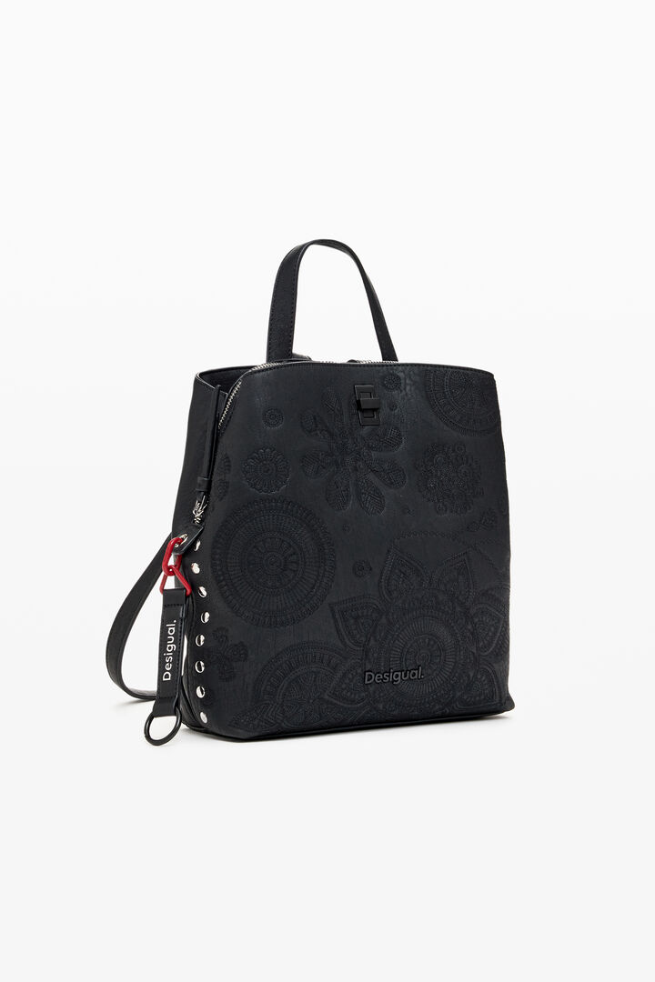 Embroidered flower backpack | Desigual