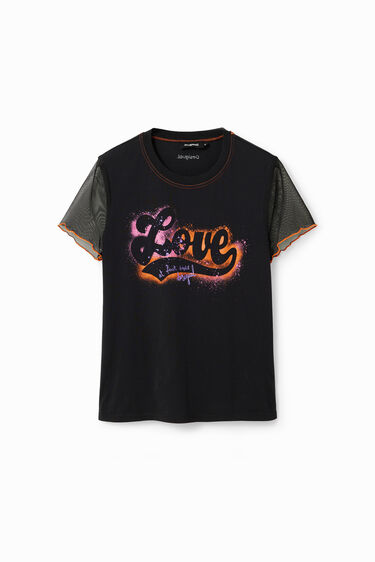 Camiseta graffiti Love | Desigual