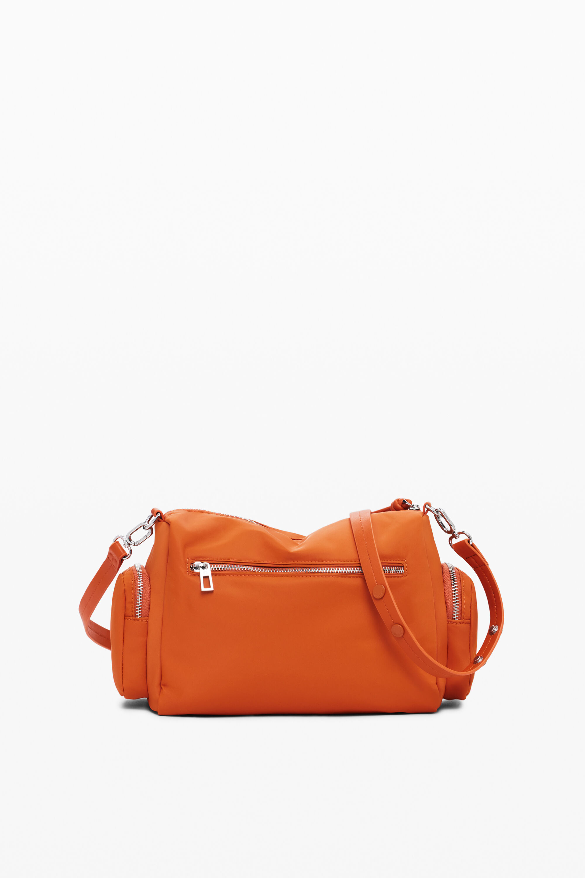Desigual Small Logo Bag In Orange