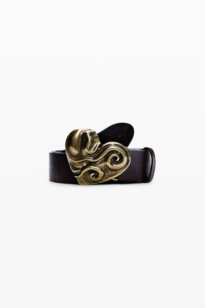 LEATHER HEART BELT