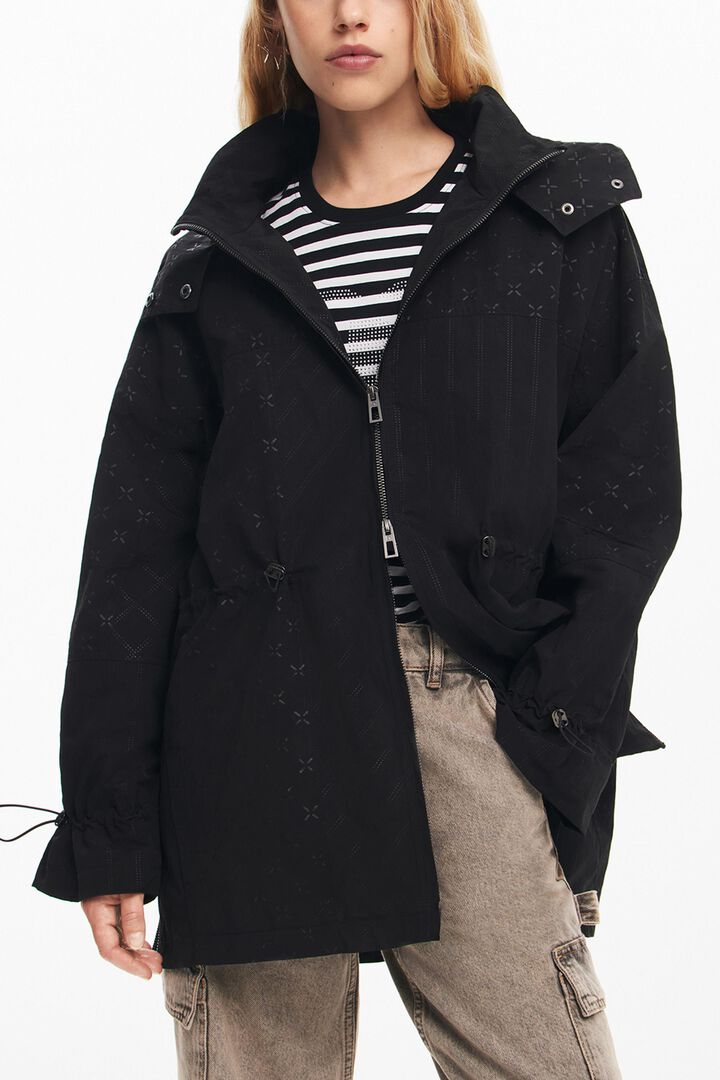 Parka impermeable capucha | Desigual