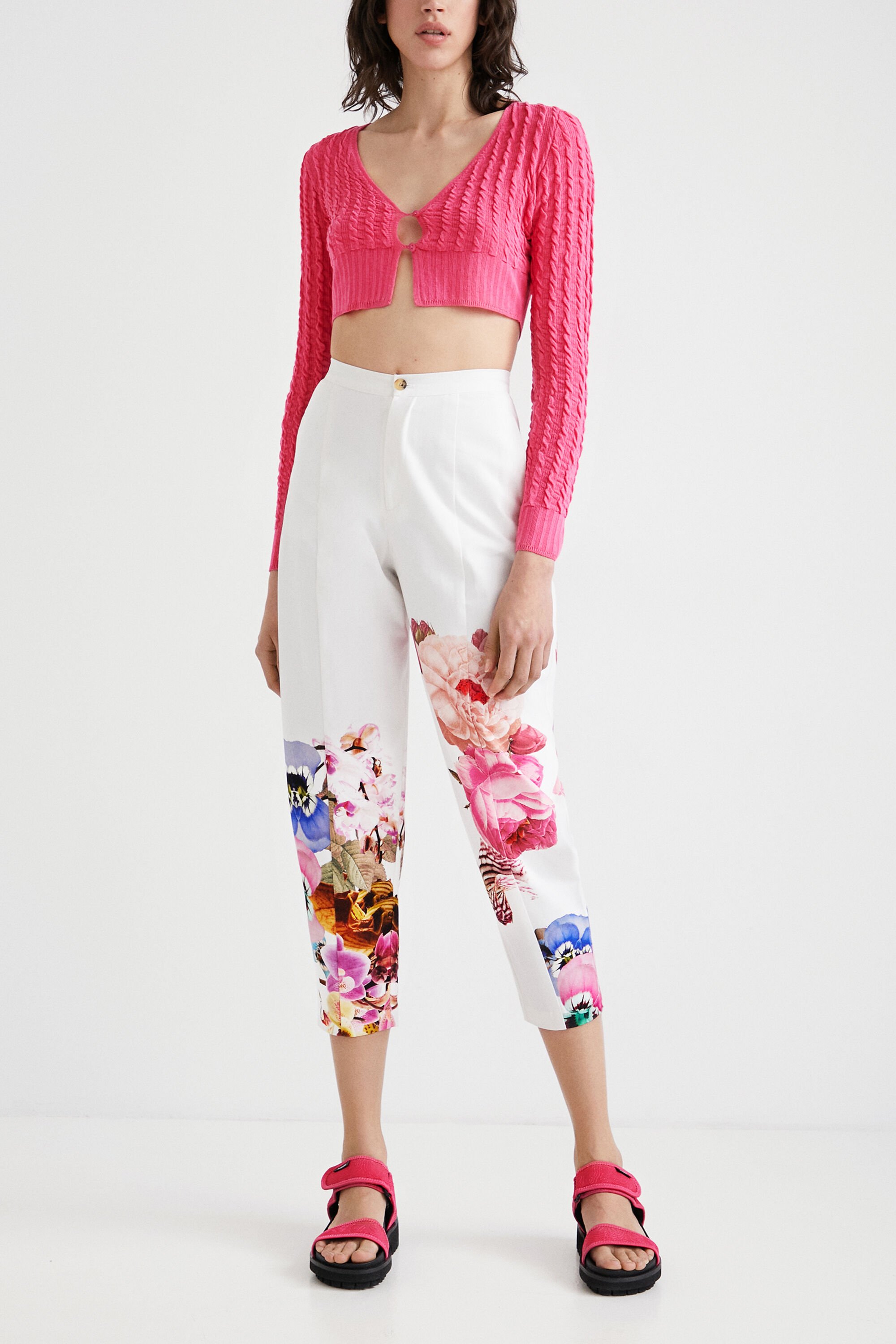 Chaqueta best sale punto desigual