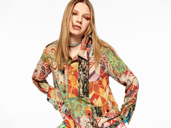 Giacca patch tropicale M. Christian Lacroix