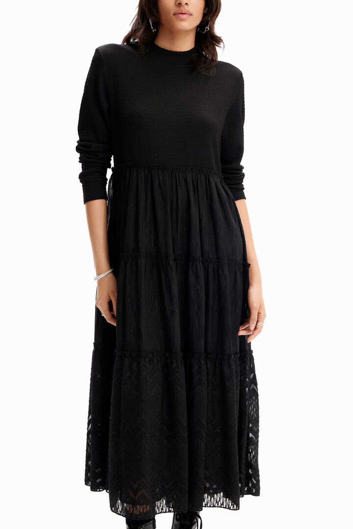 Combination midi dress | Desigual