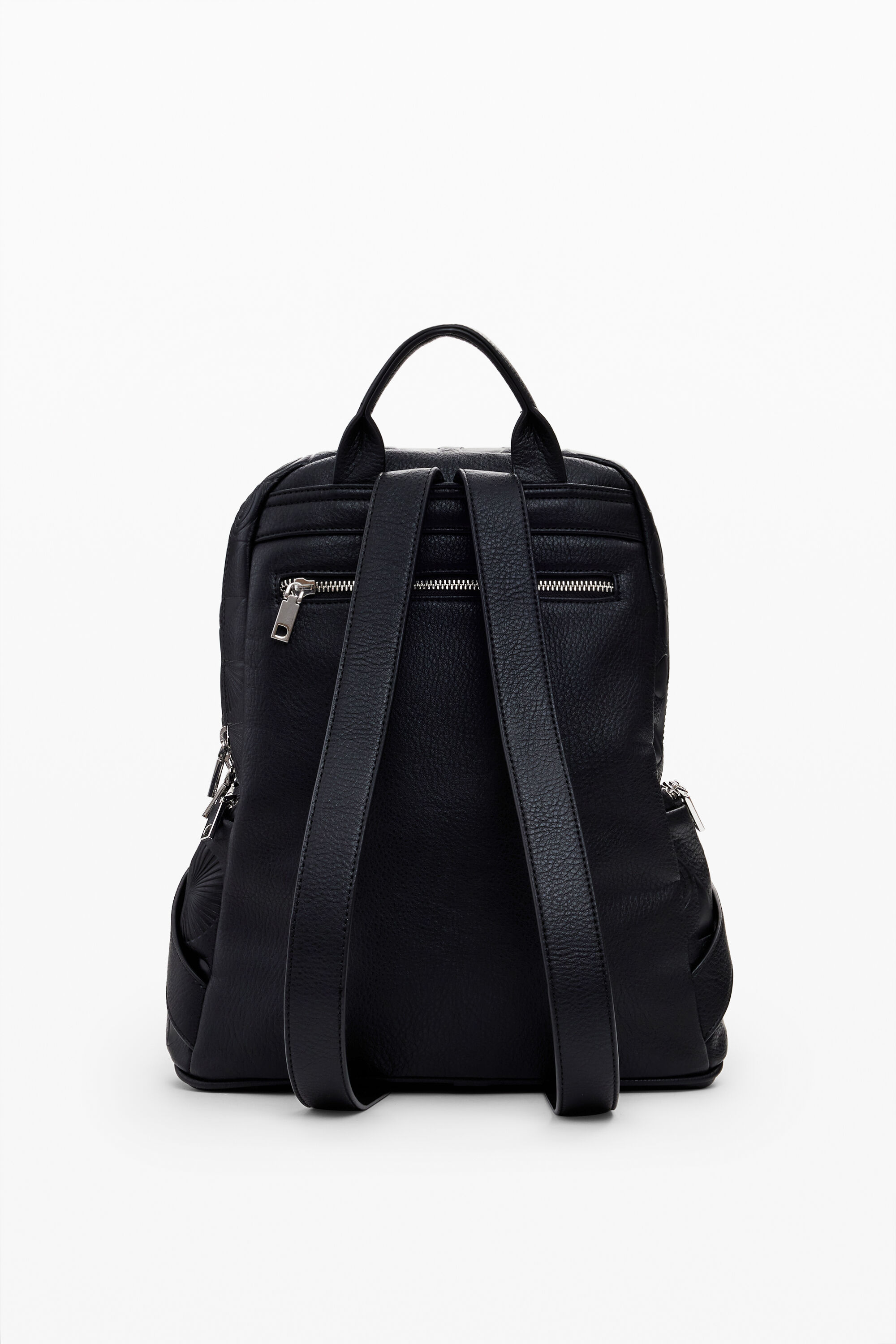 Shop Desigual Mickey Mouse™ Embossed Backpack In Black