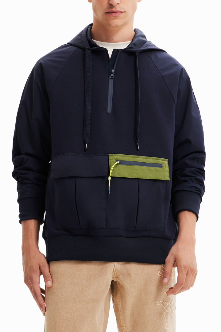 Technical hybrid sweatshirt | Desigual