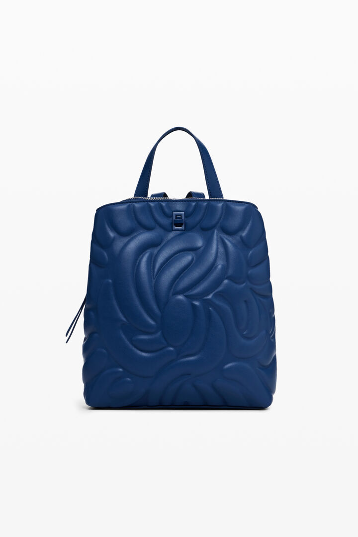 Mochila mini flores geometría