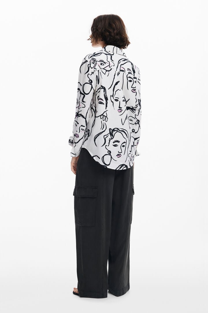 Face print shirt | Desigual