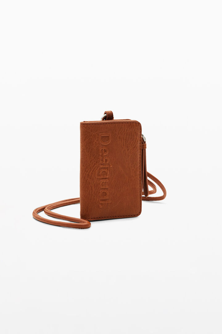 紐&ロゴ ミニ財布 | Desigual