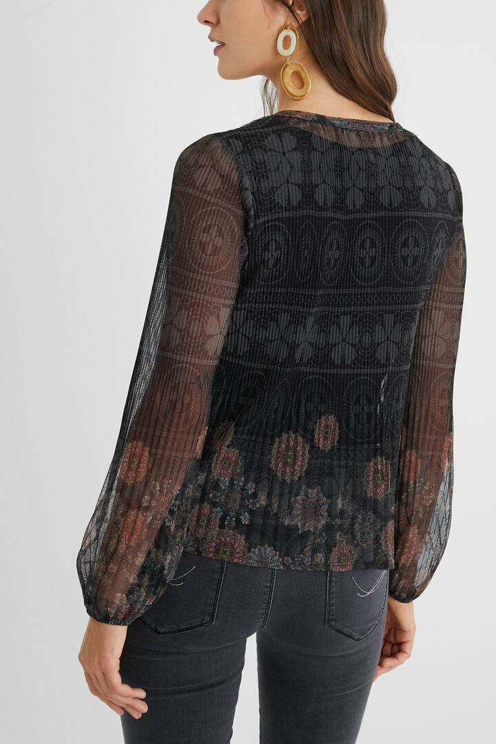 Camicia plissettata mandala | Desigual