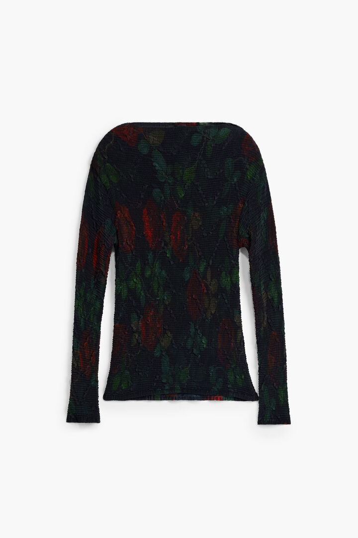 black rose blouse