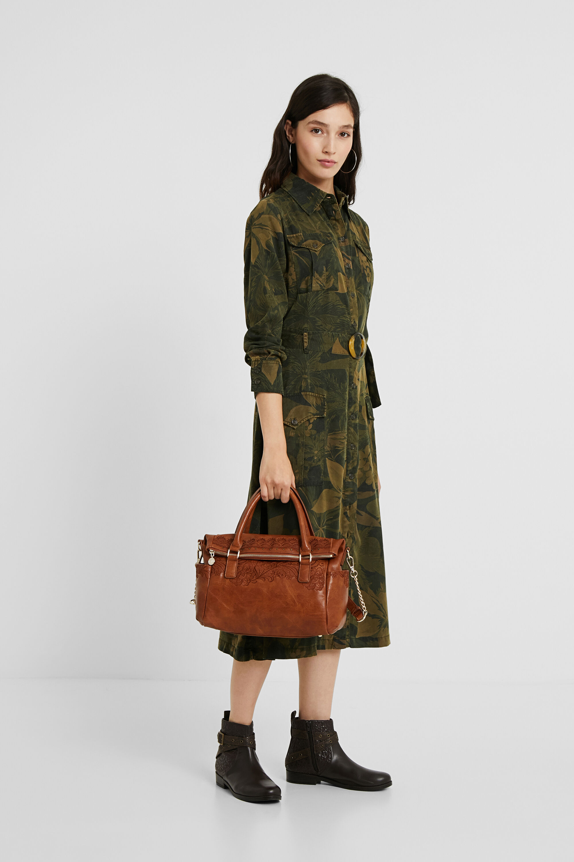 Double handle briefcase bag