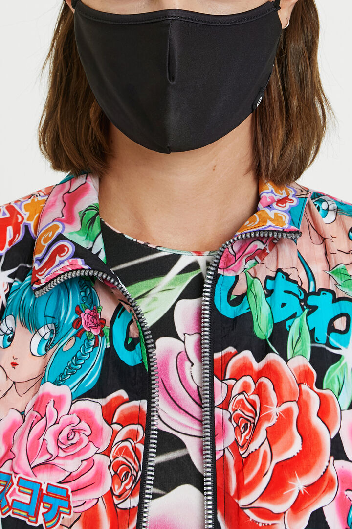 Mascarilla reversible Maxi-Floral + funda | Desigual