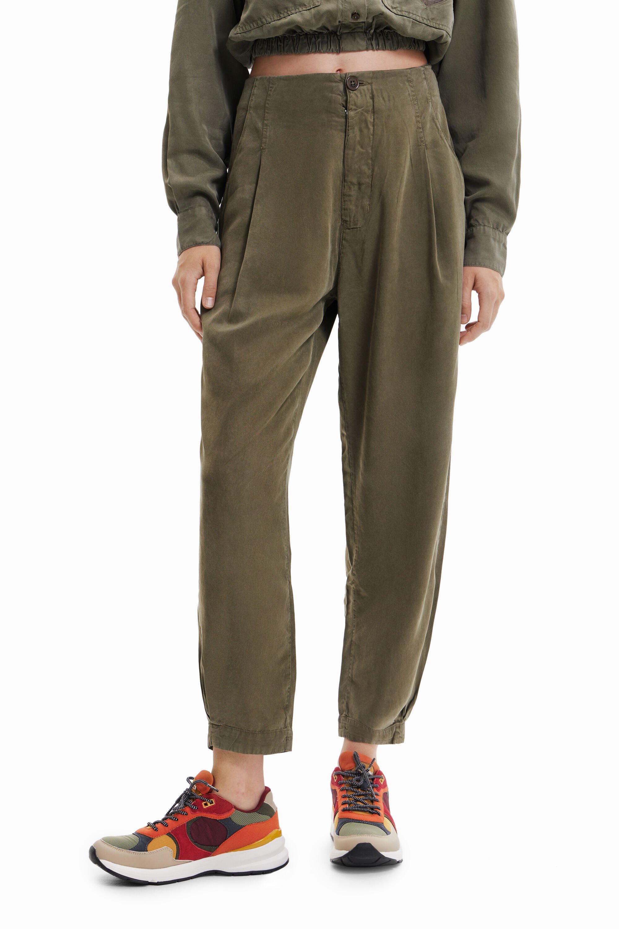 Desigual pantalon sales fluide