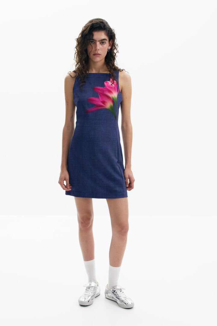 Vestido mini efecto denim | Desigual