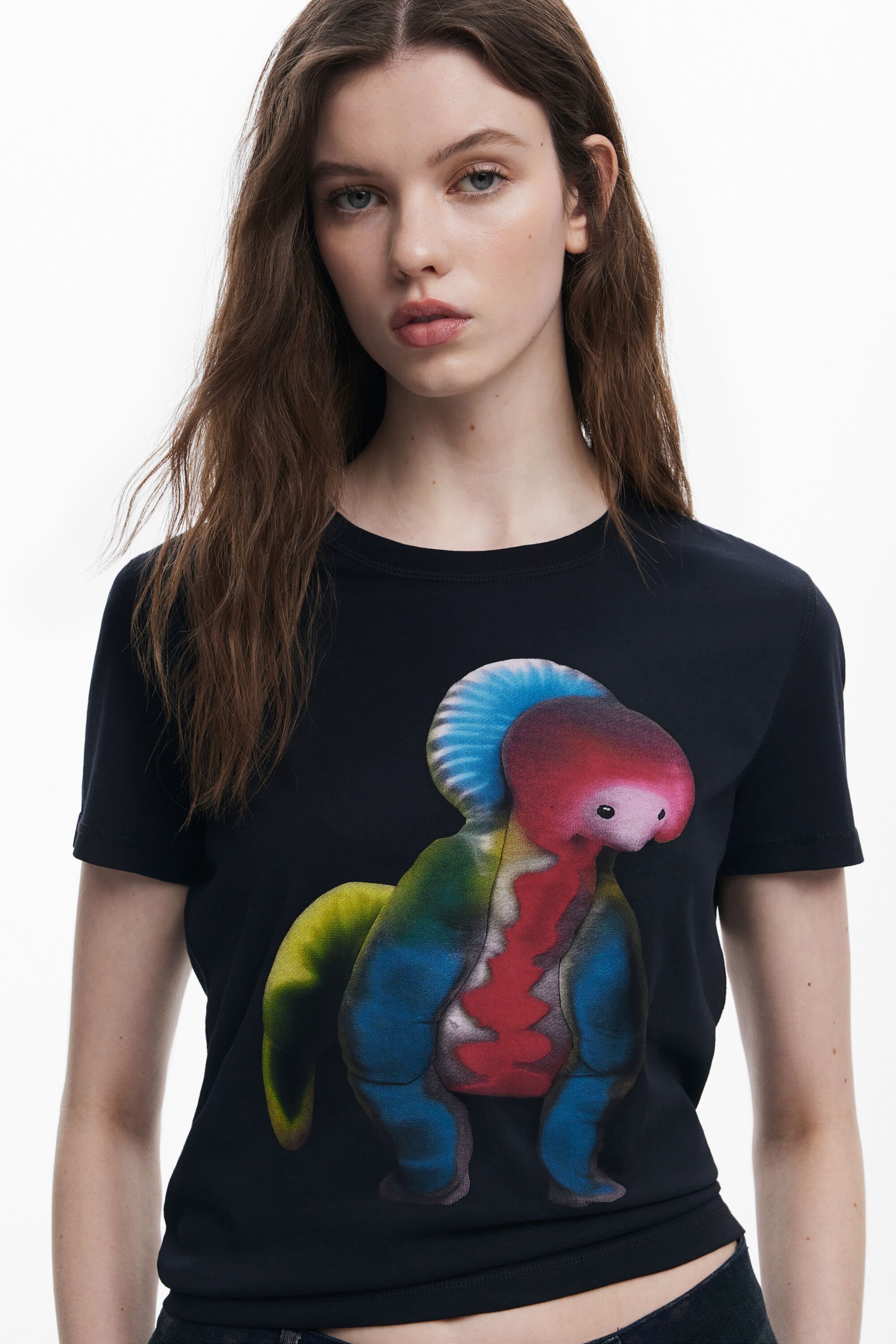 【メーカー公式ショップ】 Collina Desigual.com I Women's T-shirt Reversible Strada トップス